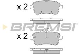 BREMSI BP3538 - JGO.PAST.FRENO MERCEDES CLASSE A M GL 2013