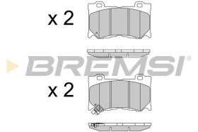 BREMSI BP3540 - JGO.PAST.FRENO INFINITI Q70 2013 NISSAN 370Z 2