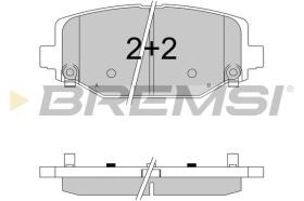 BREMSI BP3544 - JGO.PAST.FRENO FIAT FREEMONT 2011