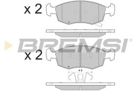 BREMSI BP3553 - JGO.PAST.FRENO FIAT 500L 2012