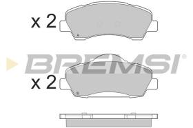 BREMSI BP3559 - JGO.PAST.FRENO PEUGEOT 308 II 04 2014