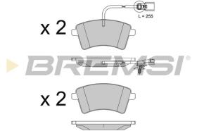 BREMSI BP3562 - JGO.PAST.FRENO RENAULT KANGOO 2009