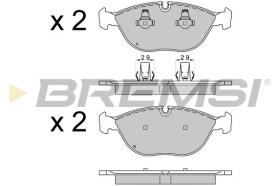 BREMSI BP3571 - JGO.PAST.FRENO AUDI BMW BENTLEY MERCEDES