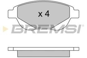 BREMSI BP3580 - JGO.PAST.FRENO CITROEN C4 2009