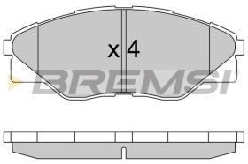 BREMSI BP3586 - JGO.PAST.FRENO TOYOTA HILUX III 2010