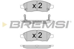 BREMSI BP3589 - JGO.PAST.FRENO NISSAN MICRA IV , TIIDA