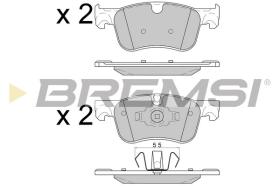 BREMSI BP3597 - JGO.PAST.FRENO CITROEN C4 PICASSO II GRAND PIC