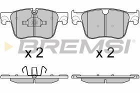 BREMSI BP3598 - JGO.PAST.FRENO PEUGEOT 308 II SW