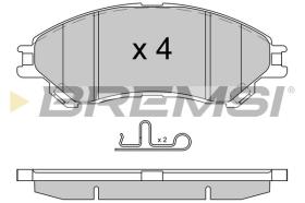 BREMSI BP3603 - JGO.PAST.FRENO SUZUKI SX4 S CROSS