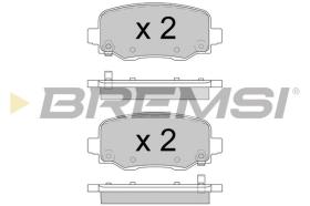 BREMSI BP3604 - JGO.PAST.FRENO BMW 3 GT (F34) FIAT 500X JEEP