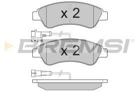 JURID BP3612 - JGO.PAST.FRENO CITROEN JUMPER FURGONATO 2.0 BLU