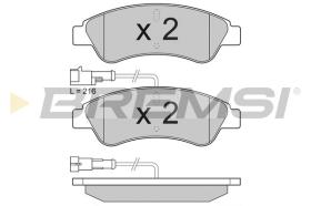 BREMSI BP3612 - JGO.PAST.FRENO CITROEN JUMPER FURGONATO 2.0 BLU