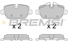 BREMSI BP3616 - JGO.PAST.FRENO MINI MINI PACEMAN (R61) COOPER D