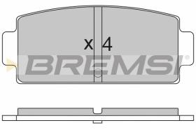 BREMSI BP3620 - JGO.PAST.FRENO LIGIER AIXAM