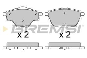 BREMSI BP3625 - JGO.PAST.FRENO CITROEN C4 GRAND PICASSO II 1.6