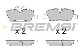 BREMSI BP3632 - JGO.PAST.FRENO MINI MINI CLUBMAN (F54) COOPER S