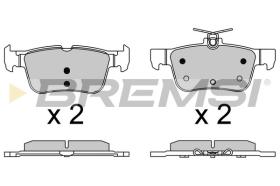 BSF BP3637 - JGO.PAST.FRENO FORD S MAX 2.0 TDCI