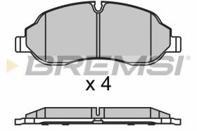 BREMSI BP3651 - JGO.PAST.FRENO FORD TRANSIT AUTOBUS 2.2 TDCI