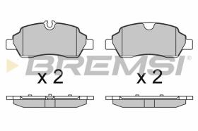 BREMSI BP3652 - JGO.PAST.FRENO FORD TRANSIT AUTOBUS 2.2 TDCI [R