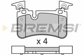 BREMSI BP3676 - JGO.PAST.FRENO MERCEDES SL AMG 01 2012