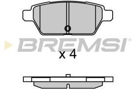 BREMSI BP3683 - JGO.PAST.FRENO MAZDA 6