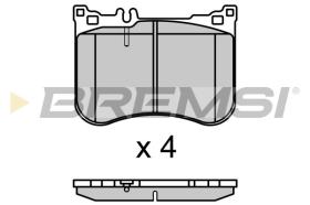 BREMSI BP3712 - JGO.PAST.FRENO MERCEDES S 400