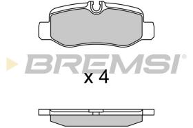 BREMSI BP3734 - JGO.PAST.FRENO MERCEDES V 250