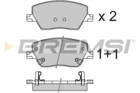 BREMSI BP3735 - JGO.PAST.FRENO FIAT TIPO 2015