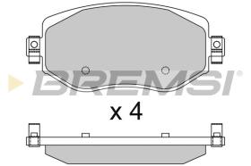 BREMSI BP3737 - JGO.PAST.FRENO RENAULT MEGANE IV