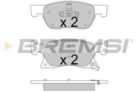 BREMSI BP3739 - JGO.PAST.FRENO OPEL ASTRA K 2015