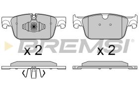 BREMSI BP3749 - JGO.PAST.FRENO VOLVO S90 V90 XC60