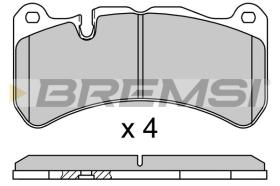 BREMSI BP3752 - JGO.PAST.FRENO MASERATI GRANCABRIO MERC. CLK