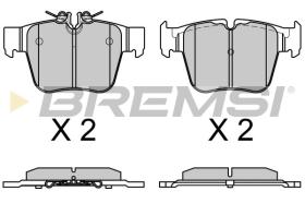 BREMSI BP3757 - JGO.PAST.FRENO REAR MERCEDES CL. C, GLC