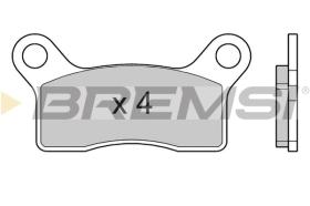 BREMSI BP3765 - JGO.PAST.FRENO CASALINI
