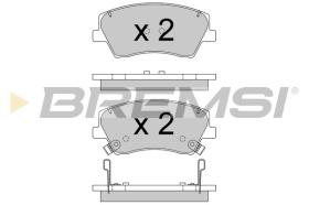 BREMSI BP3766 - JGO.PAST.FRENO HYUNDAI ELANTRA