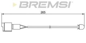 BREMSI WI0502 - TESTIGOS DE FRENO BREMSI = 265 MM BMW 3..,5..,6..,7