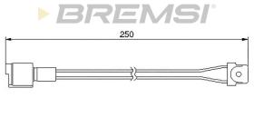 BREMSI WI0505 - TESTIGOS DE FRENO BREMSI = 250 MM BMW 3..,Z1