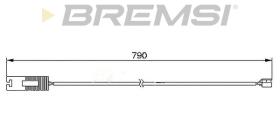 BREMSI WI0514 - TESTIGOS DE FRENO BREMSI = 790 MM BMW 3..