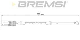 VILLAR WI0515 - TESTIGOS DE FRENO BREMSI = 776 MM BMW 3