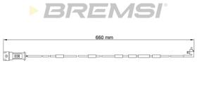 BREMSI WI0518 - TESTIGOS DE FRENO BREMSI = 660 MM OPEL VECTRA