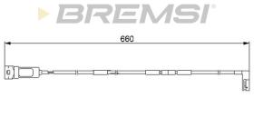 BREMSI WI0521 - TESTIGOS DE FRENO BREMSI = 660 MM OPEL ASTRA VAUXHA
