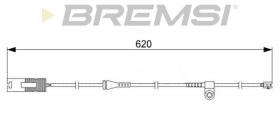 BREMSI WI0531 - TESTIGOS DE FRENO BREMSI = 620 MM BMW 5 M,7..