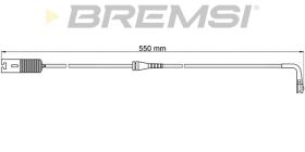 BREMSI WI0534 - TESTIGOS DE FRENO BREMSI = 545 MM BMW 5..,Z8