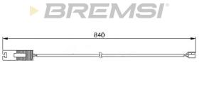 BREMSI WI0535 - TESTIGOS DE FRENO BREMSI = 840 MM BMW 3..,Z3