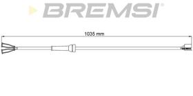 BREMSI WI0549 - TESTIGOS DE FRENO BREMSI = 1020 MM PORSCHE 928