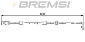 BREMSI WI0559 - TESTIGOS DE FRENO BREMSI = 660 MM OPEL VECTRA CHEVR
