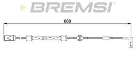 BREMSI WI0560 - TESTIGOS DE FRENO BREMSI = 660 MM OPEL VECTRA