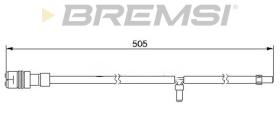 BREMSI WI0576 - TESTIGOS DE FRENO BREMSI = 505 MM PORSCHE 911,BOXST