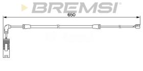 BREMSI WI0587 - TESTIGOS DE FRENO BREMSI = 650 MM BMW 3..