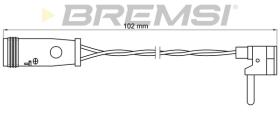 BREMSI WI0599 - TESTIGOS DE FRENO BREMSI = 102 MM MERCED CL. E,CLS